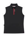 ribbed jersey half-zip tank top OF9813LABLACK - ONOFF - BALAAN 1