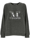 Palato Wool Knit Top Dark Grey - MAX MARA - BALAAN 1