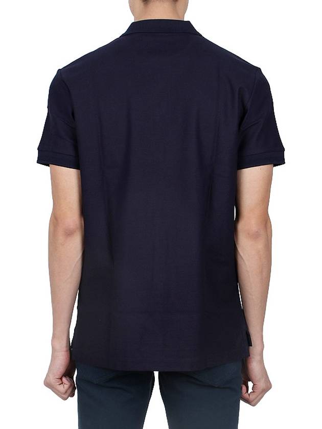 Eddie Polo Shirt Navy - BURBERRY - BALAAN 5