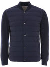 Light Down Bomber Jacket Dark Navy - HERNO - BALAAN 3