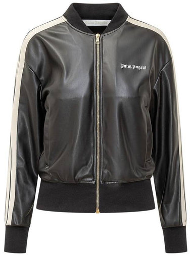 Palm Angels Bomber Jacket With Logo - PALM ANGELS - BALAAN 1