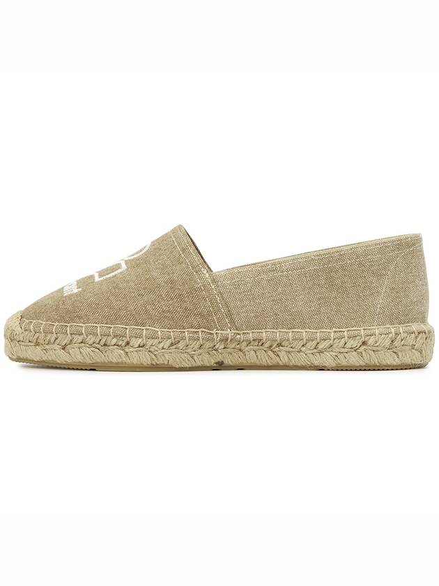 Canae Embroidered Logo Canvas Espadrilles Shoes Beige - ISABEL MARANT - BALAAN 5