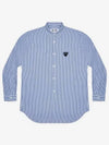 Wappen Stripe Shirt Blue - COMME DES GARCONS - BALAAN 2