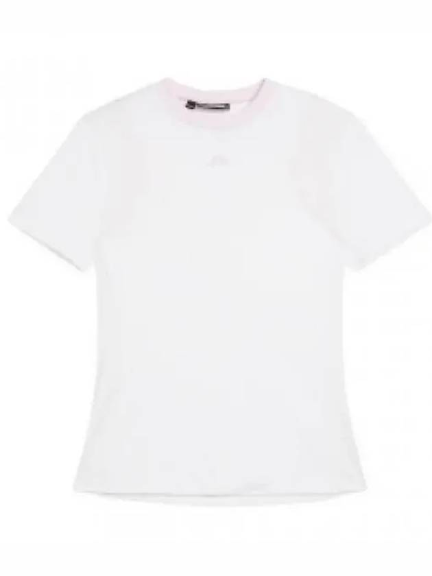 Addie Short Sleeve T-Shirt White - J.LINDEBERG - BALAAN 2