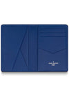 Men's Pocket Organizer Card Wallet Navy Blue - LOUIS VUITTON - BALAAN 5