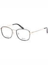 Titanium glasses frame BY5068H 005 square metal frame ultra light - BALLY - BALAAN 7