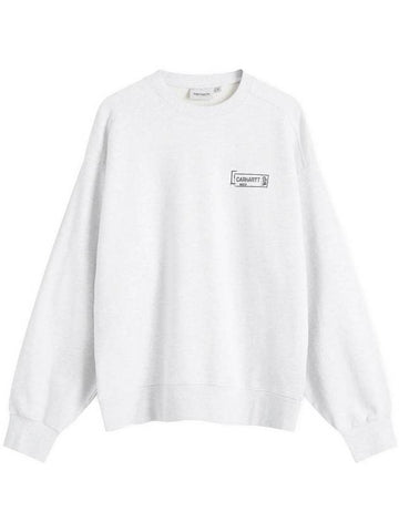 Stamp Sweatshirt Ash Heather - CARHARTT WIP - BALAAN 1