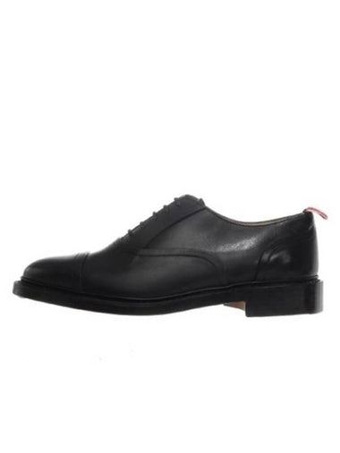 Vitello Captoe Leather Oxford Black - THOM BROWNE - BALAAN 1