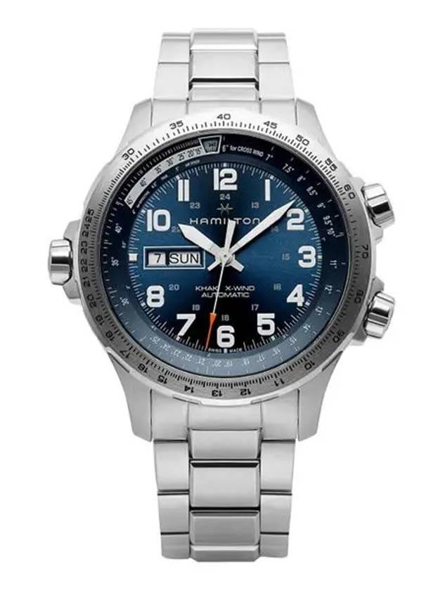 Khaki Aviation Xwind Day Date 45MM Metal Watch Silver - HAMILTON - BALAAN 2