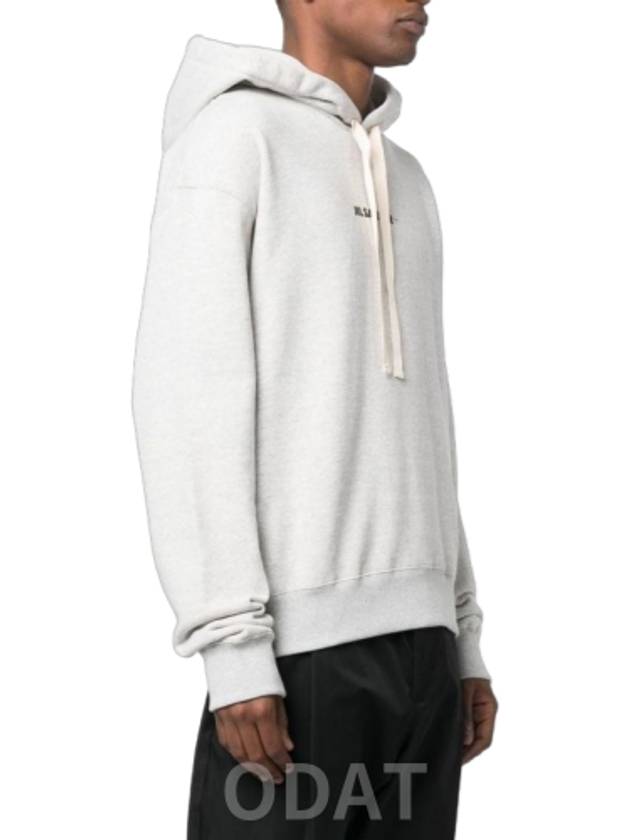 Plus Logo Hoodie Grey - JIL SANDER - BALAAN 4