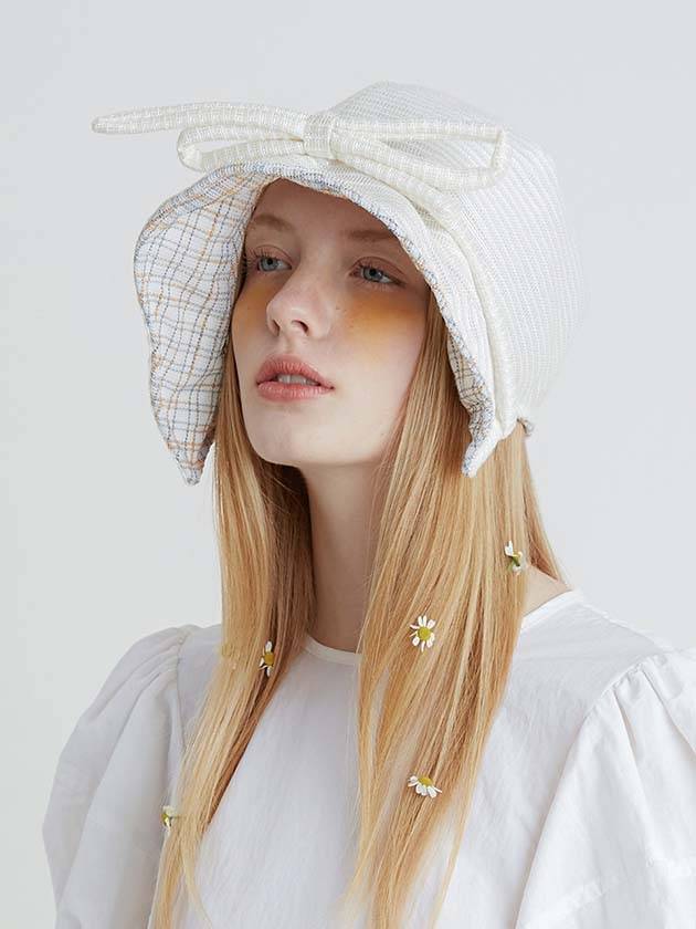 Daisy Bonnet Ivory - BROWN HAT - BALAAN 2