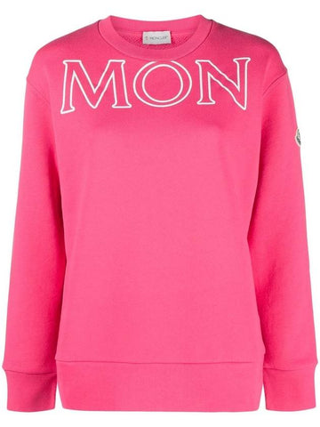 Logo printing sweatshirt 8G00029 - MONCLER - BALAAN 1