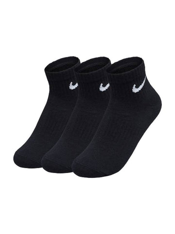 Everyday Lightweight Socks 3 Pack Black - NIKE - BALAAN 1