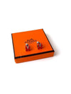 Mini Pop Ash H Earrings Pop Ash Orange Graffiti - HERMES - BALAAN 6