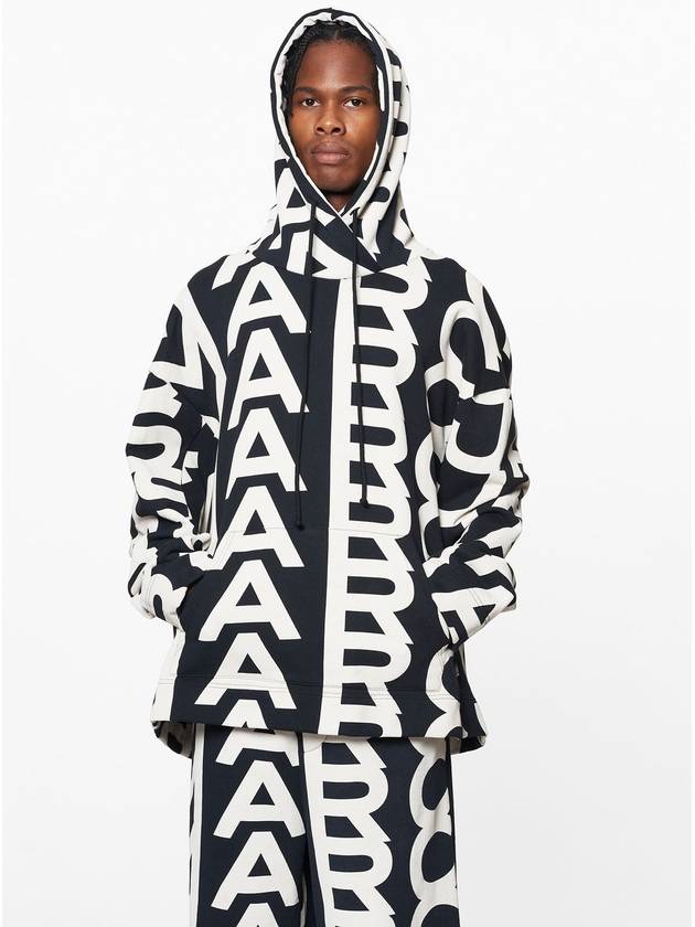 Monogram Oversized Hoodie_Black/Ivory(C632P26SP22-004) - MARC JACOBS - BALAAN 7