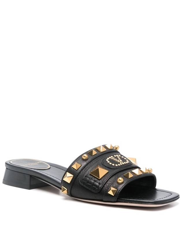 Valentino Garavani Sandals Black - VALENTINO - BALAAN 3