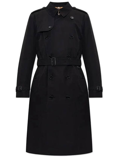 Kensington Heritage Long Trench Coat Black - BURBERRY - BALAAN 2