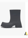 Square Toe Rubber Rain Boots Black - BALENCIAGA - BALAAN 2