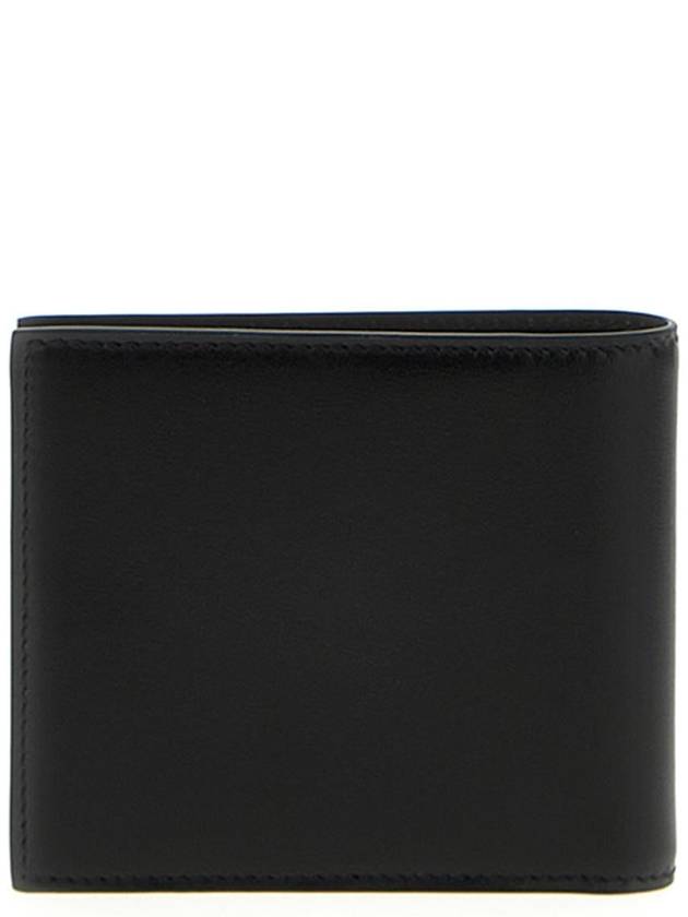 Logo Print Leather Wallet Black - DOLCE&GABBANA - BALAAN 3