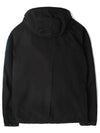 Cotton Twill Stretch Hooded Jacket Black - STONE ISLAND - BALAAN 3