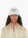 Horseferry Motif Cotton Canvas Ball Cap Ivory - BURBERRY - BALAAN 5