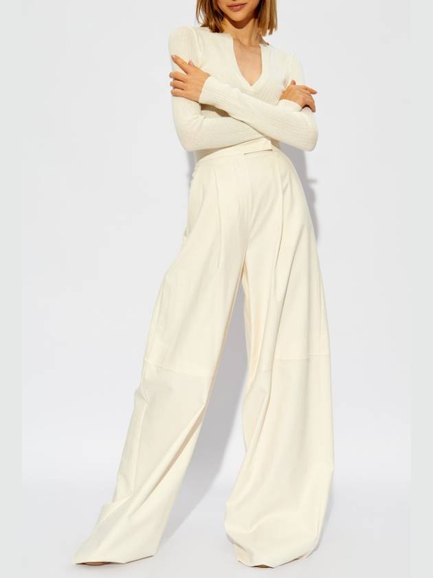 Avoriaz Wide Pants Ivory - MAX MARA - BALAAN 3