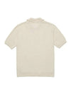 Nostalgic Boucle Knit Polo Shirt Off White - MAISON MARGIELA - BALAAN 3