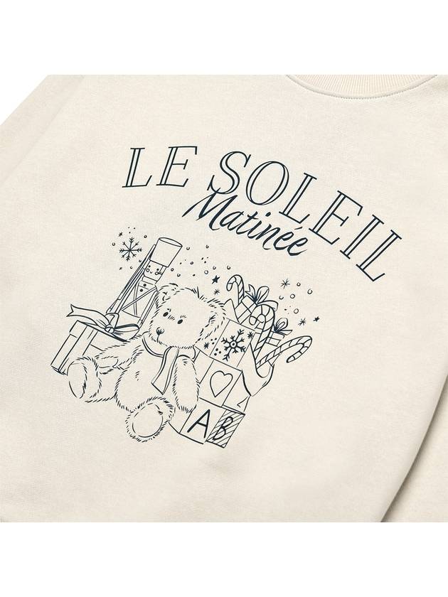 Brushed Options x Mas Teddy Bear Sweat Shirts GREIGE - LE SOLEIL MATINEE - BALAAN 4