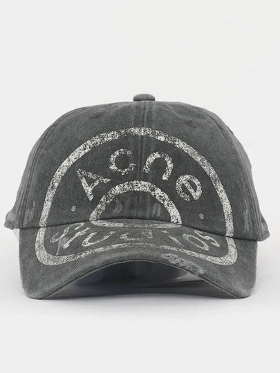 Logo Print Cotton Ball Cap Black - ACNE STUDIOS - BALAAN 2