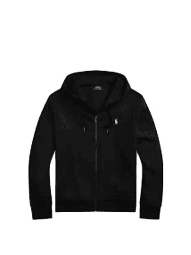 Embroidered Pony Logo Zip Hoodie Up Black - POLO RALPH LAUREN - BALAAN 1