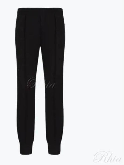 Zipper Pocket Track Pants Black - EMPORIO ARMANI - BALAAN 2