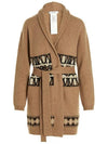 VANADIO Belted Wool Cardigan 13460323 008 - MAX MARA - BALAAN 1