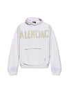 Tape Type Ribbed Pocket Large Fit Hoodie White - BALENCIAGA - BALAAN 2