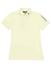 Women's Golf Tour Tech Polo Shirt Wax Yellow - J.LINDEBERG - BALAAN 2