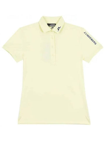 Golf Women s Wear Clothing Short Sleeve Polo Shirt T Tour Functional Tech Wax Yellow GWJ09006K056 Domestic Product GQN124061090611 - J.LINDEBERG - BALAAN 1