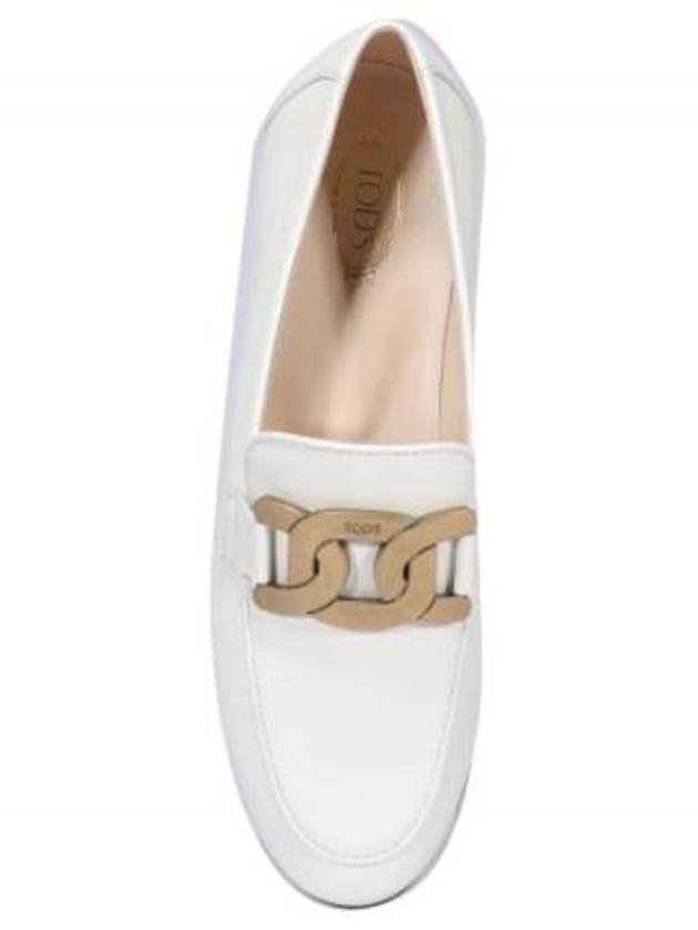 Kate Leather Loafers White - TOD'S - BALAAN 6