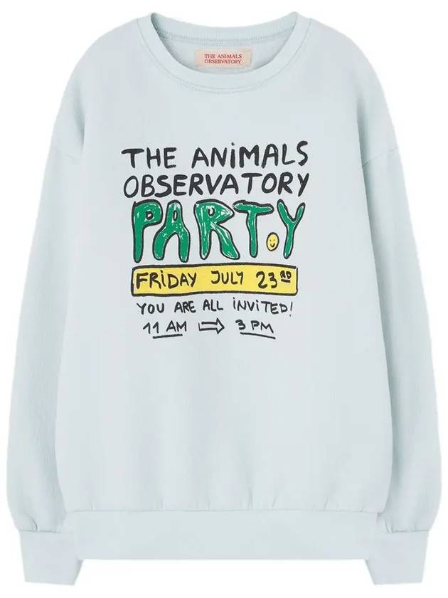 Kids ROOSTER Print Sweatshirt F24022 086FP - THE ANIMALS OBSERVATORY - BALAAN 2