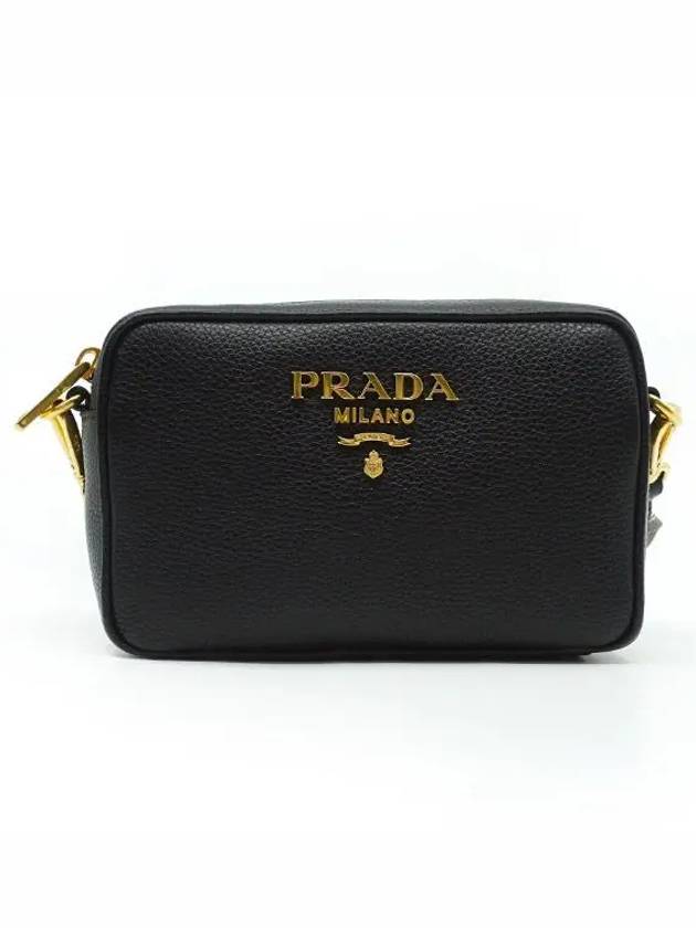 Vitello Phoenix Cross Bag Black - PRADA - BALAAN 2