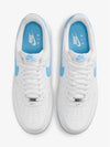 Air Force 1 07 Low Top Sneakers White Blue - NIKE - BALAAN 5