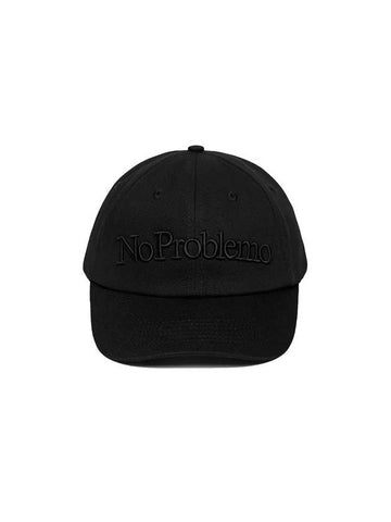 No Problemo Embroid Ball Cap Black - ARIES - BALAAN 1