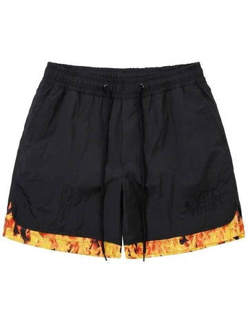 DBOF fire nylon shorts black - AJOBYAJO - BALAAN 1