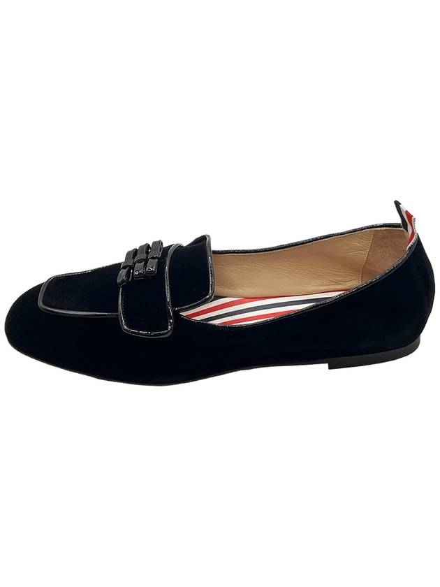 Velvet 3 Bow Loafer Black - THOM BROWNE - BALAAN 4