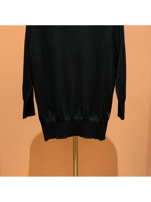 Round Neck Cashmere Knit Top Black - LORO PIANA - BALAAN 4