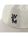 Denim logo ball cap W233AC51 856I - WOOYOUNGMI - BALAAN 6