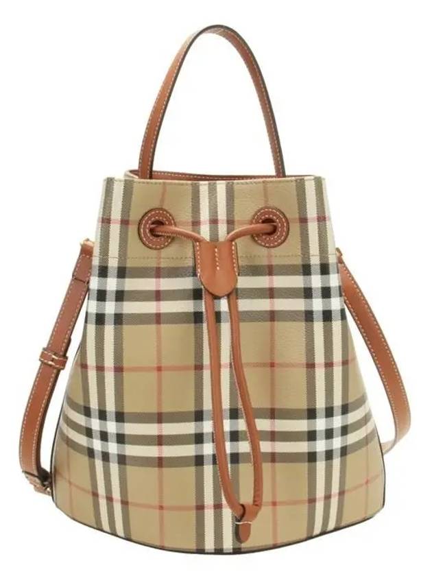 Vintage Check Bucket Bag Beige - BURBERRY - BALAAN 2