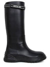 Women's The Racer Calfskin Long Boots Black - DIOR - BALAAN 2