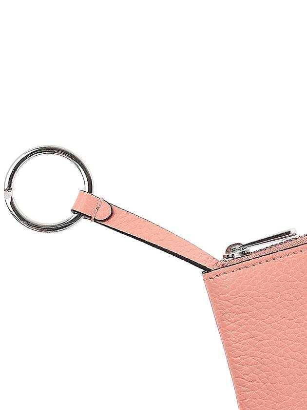 Gancini Leather Coin Key Holder Corallo - SALVATORE FERRAGAMO - BALAAN 9