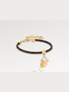 Women's Vivienne Monogram Bracelet Gold Brown - LOUIS VUITTON - BALAAN 3