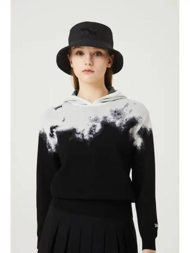 Women s ombre knit hood PHFPW411021 Domestic product GQ4V23090891821 - PXG - BALAAN 1