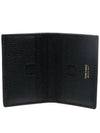 Logo Leather Half Wallet Black - TOM FORD - BALAAN 5